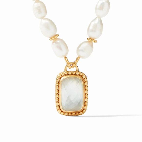 Brand New. $425 Julie Vos Pearl Necklace - Picture 4 of 13